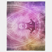 SPIRITIËLE MEDITATIE FLEECE DEKEN (Voorkant)
