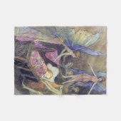 Spirits Baby Lullaby Warwick Goble Fine Art Fleece Deken (Voorkant (Horizontaal))