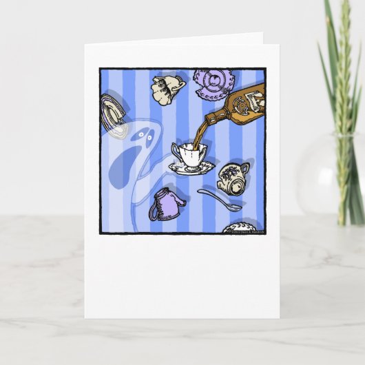 Spirits - Blanco Binnen Pop Gothische Nachtmerrie  Kaart (Voorkant)