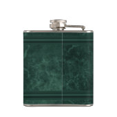 Spirits en Drankflessen - Groen en goud Heupfles (Achterkant)