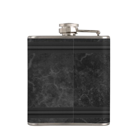 Spirits en Drankflessen - zwart & goud Heupfles (Achterkant)