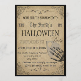 Spirits Halloween-feest uitnodiging