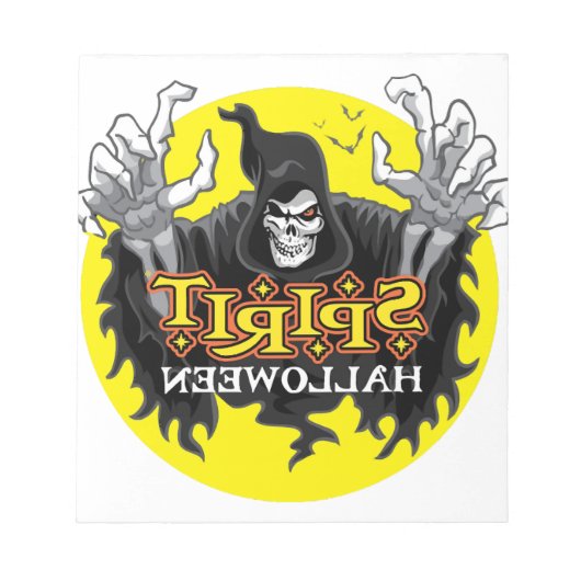 Spirits Halloween Notitieblok (Voorkant)