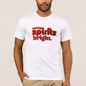 Spirits helder maken - Kerstretro T-shirt (Voorkant)