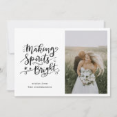 Spirits helder maken | Script Kerstfoto Feestdagenkaart (Voorkant)