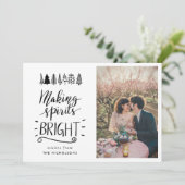 Spirits helder maken | Script Kerstfoto Feestdagenkaart (Staand voorkant)