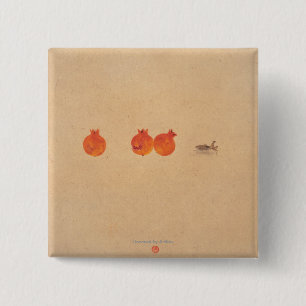 Spirits in de Heaven and Earth Series No.5 Vierkante Button 5,1 Cm