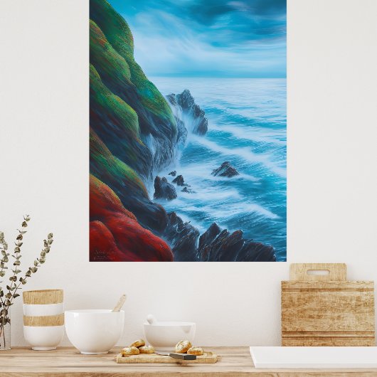 Spirits Leap - AI Fantasy Digitale Kunst Print (Keuken)