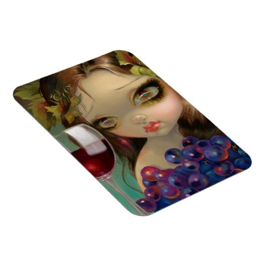 "Spirits of the Vine: Merlot" Flex Magnet Magneet (Rechterzijde)