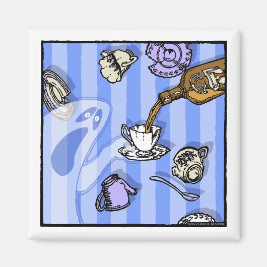 Spirits - Pop Gothic Nightmare Surreal Cartoon Magneet (Voorkant)