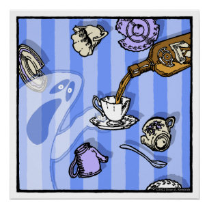 Spirits - Pop Gothic Nightmare Surreal Ghost Perfect Poster