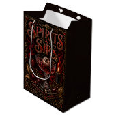 Spirits & Sips Halloween Cocktailparty Medium Cadeauzakje (Voorkant Gekanteld)