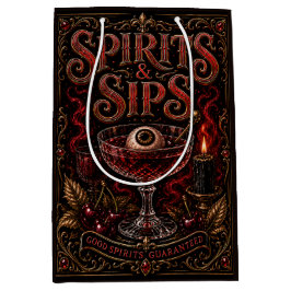 Spirits & Sips Halloween Cocktailparty Medium Cadeauzakje