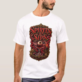 Spirits & Sips Halloween Cocktailparty T-shirt