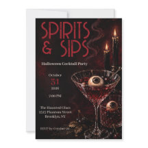 Spirits & Sips Volwassen Halloween Cocktailparty