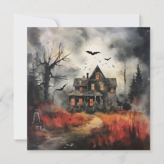 👻 Spirits & Spirits Soiree! 🥂👻 Halloween Kaart (Voorkant)