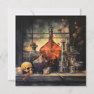 👻 Spirits & Spirits Soiree! 🥂👻 Halloween Kaart