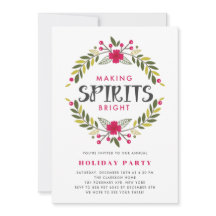Spirits uitnodigen voor Bright Holiday Party