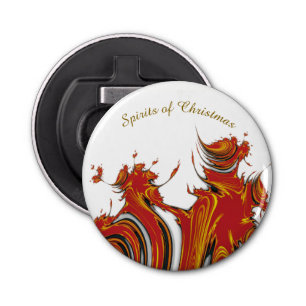 SPIRITS VAN CHRISTMAS BUTTON FLESOPENER