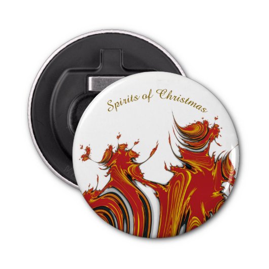 SPIRITS VAN CHRISTMAS BUTTON FLESOPENER (Voorkant)