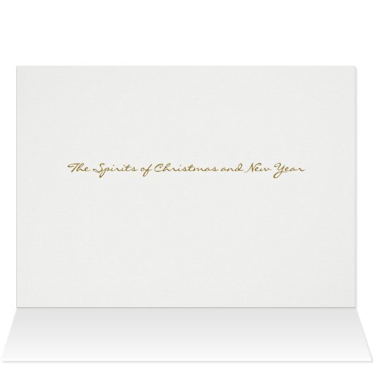 SPIRITS VAN CHRISTMAS-KAART (Binnen Horizontaal (Boven))