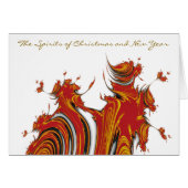 SPIRITS VAN CHRISTMAS-KAART (Voorkant Horizontaal)