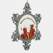 SPIRITS VAN CHRISTMAS TIN SNEEUWVLOK ORNAMENT (Links)