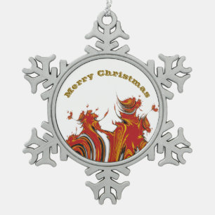 SPIRITS VAN CHRISTMAS TIN SNEEUWVLOK ORNAMENT