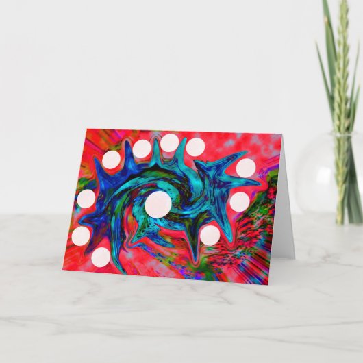 Spirits van inspiratie feestdagen kaart (Voorkant)