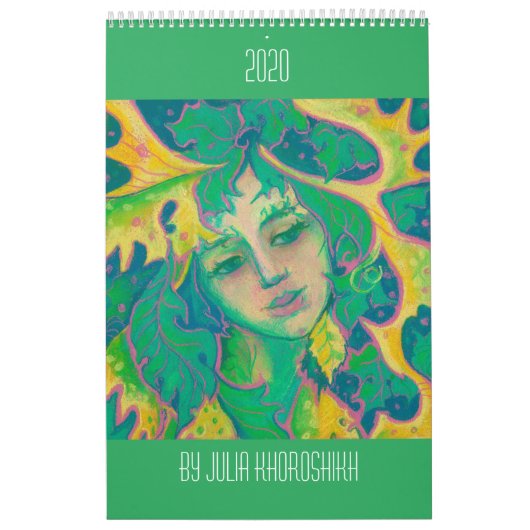 Spirits van Natuur Fantasy Art van Julia Khoroshik Kalender (Hoes)
