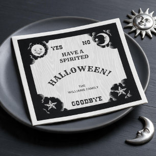 Spiritsboard Halloween papieren servet
