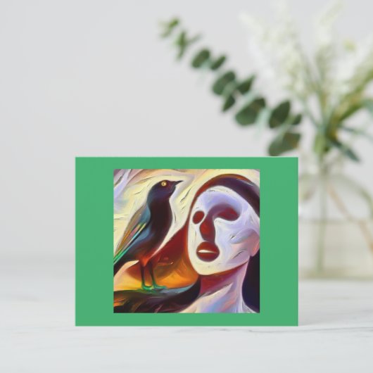 Spiritsdier Spotvogel 3 Briefkaart (Staand voorkant)