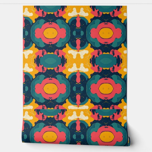 spiritual abstract wallpaper behang (Afrollen)