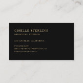 Spiritual Advisor Visitekaartje (Achterkant)