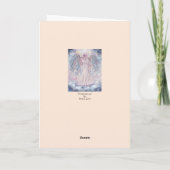 Spiritual angel of light greeting cards by Renee L Kaart (Achterkant)