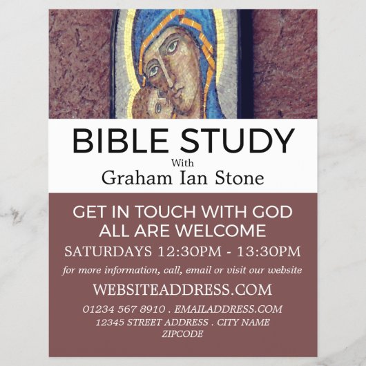 Spiritual Art Decor, Christian Bible Class Advert Flyer (Voorkant)