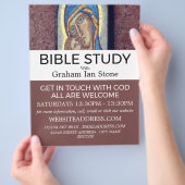 Spiritual Art Decor, Christian Bible Class Advert Flyer (Hand)