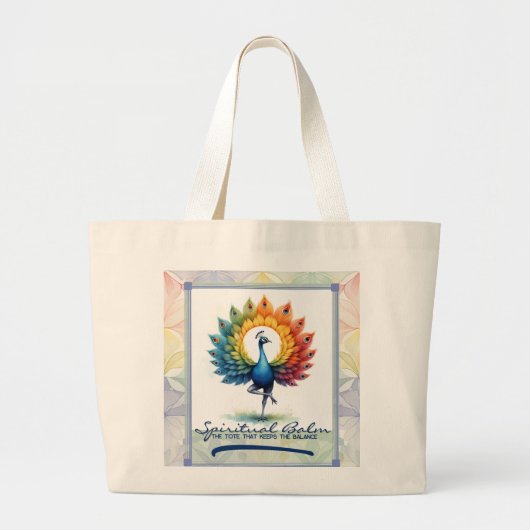 Spiritual Balm | Keeps the Balance Grote Tote Bag (Voorkant)