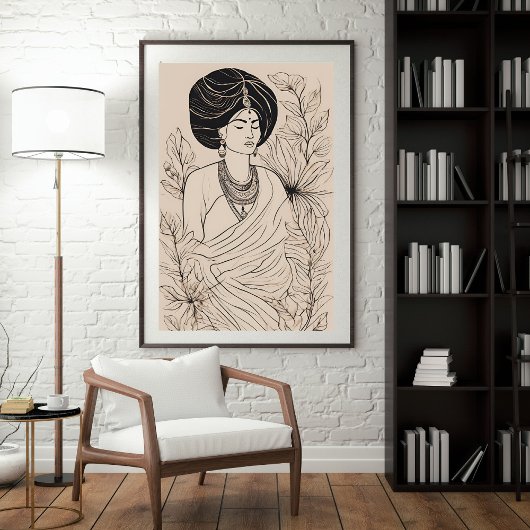 Spiritual Boho Woman Print