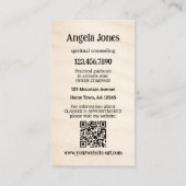 Spiritual Counseling Psychic Guidance Visitekaartje (Achterkant)