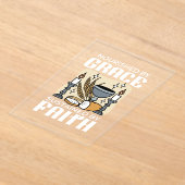 Spiritual Faith and Grace – Uplifting Christian Acryl Uitnodigingen (Laagn)