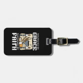 Spiritual Faith and Grace – Uplifting Christian Bagagelabel (Voorkant horizontaal)