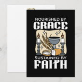 Spiritual Faith and Grace – Uplifting Christian Bedankkaart (Voorkant / Achterkant)