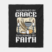 Spiritual Faith and Grace – Uplifting Christian Fleece Deken (Voorkant)