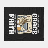 Spiritual Faith and Grace – Uplifting Christian Fleece Deken (Voorkant (Horizontaal))