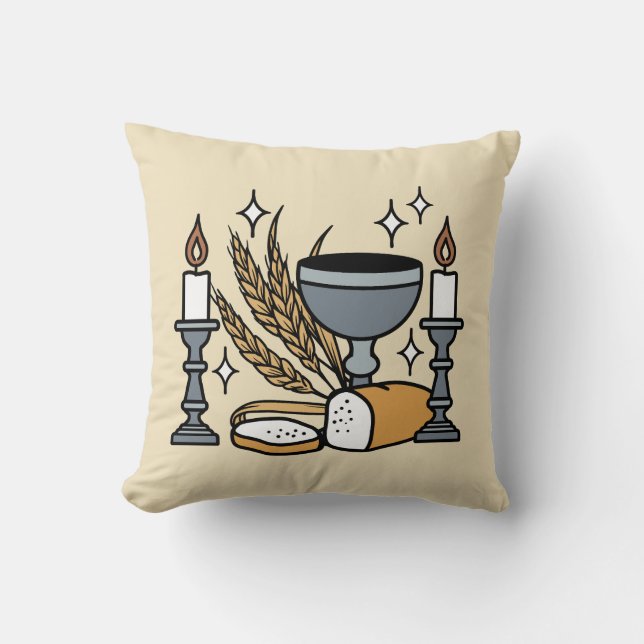 Spiritual Faith and Grace – Uplifting Christian Kussen (Voorkant)