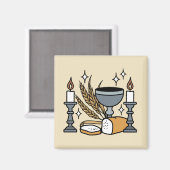 Spiritual Faith and Grace – Uplifting Christian Magneet (Voorkant / Achterkant)