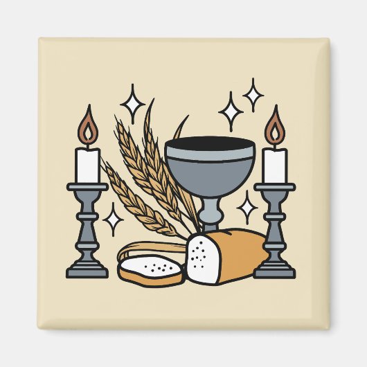 Spiritual Faith and Grace – Uplifting Christian Magneet (Voorkant)