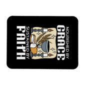 Spiritual Faith and Grace – Uplifting Christian Magneet (Horizontaal)