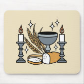 Spiritual Faith and Grace – Uplifting Christian Muismat (Voorkant)